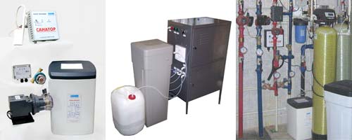 САНАТОР - установка для обеззараживания воды - генератор гипохлорита натрия